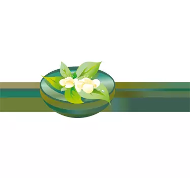 Wandtattoo Badewanne - TenStickers