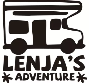 Abenteuer Van Wohnmobil Aufkleber - TenStickers