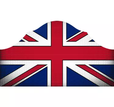 Wandtattoo bett britisches nationalemblem - TenStickers