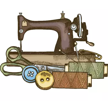Schaufenster folie nähmaschinen zubehör - TenStickers