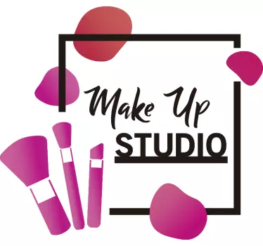 Schaufenster folie make up studio - TenStickers