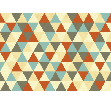Bunte dreiecke muster laptop aufkleber - TenStickers