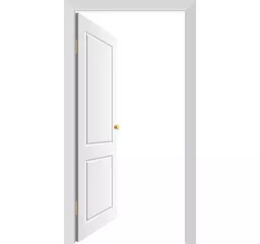 3D AufkleberFiktive Tür - TenStickers