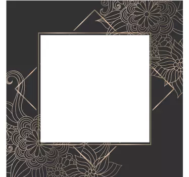 Frühlingsblumen spiegeln aufkleber wider - TenStickers