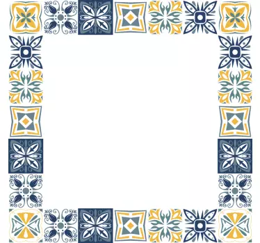 Spiegel Aufkleber Fliesendesign - TenStickers