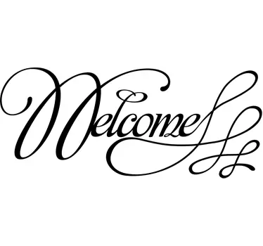 Welcome Sticker - TenStickers