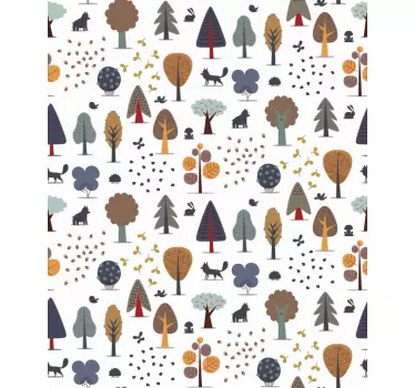 Fensteraufkleber winterliches Muster - TenStickers