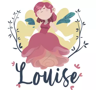 Wandtattoo Kinderzimmer märchenprinzessin-thema - TenStickers