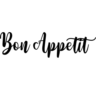 Wandtattoo Küche Bon Appetit - TenStickers