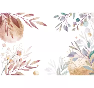 Möbelfolie Vintage Blumen - TenStickers
