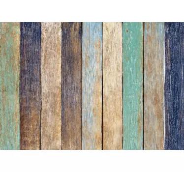 Blaues sommerholz möbel aufkleber - TenStickers