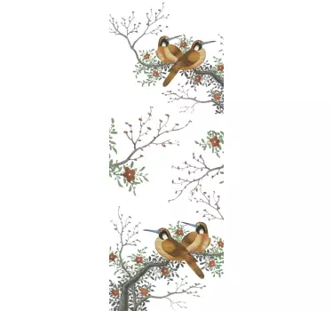 Fensteraufkleber Vögel und Zweige - TenStickers