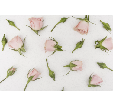 Laptop Folie romantische Frühlingsblume - TenStickers