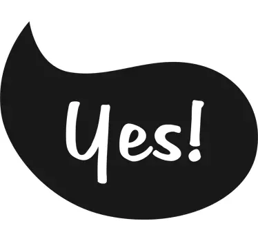 Yes Aufkleber - TenStickers