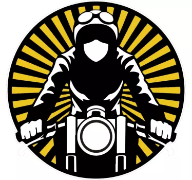 Motorrad Sticker Vintage Motorrad Aufkleber - TenStickers