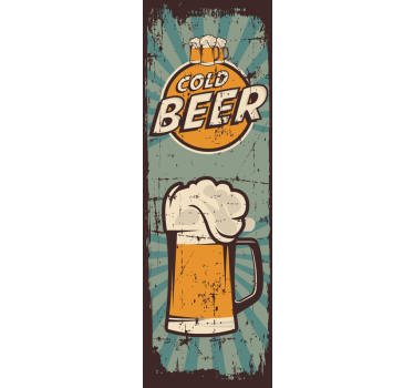 Kühlschrank Folie Bierkrüge - TenStickers