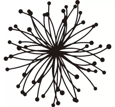 Nuklear Blume Laptop Aufkleber - TenStickers
