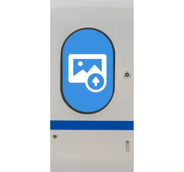 Folie Tür blick auf den galata-turm - TenStickers