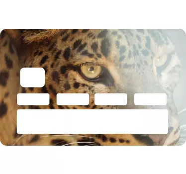 Kreditkarte aufkleber leopard kredithalter - TenStickers