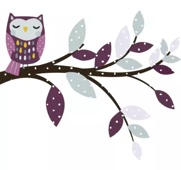 Nordischer Stil Eule Vogel Wandtattoo - TenStickers