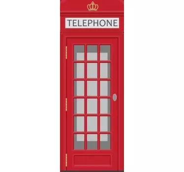 Telefonbox glastür aufkleber - TenStickers