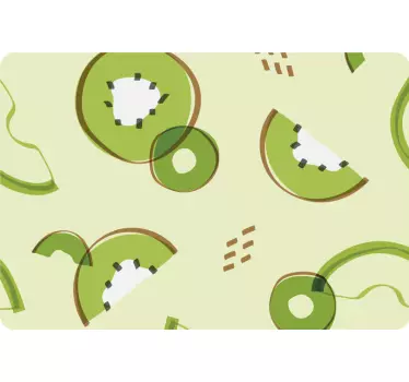 Laptop Aufkleber kiwi-muster - TenStickers
