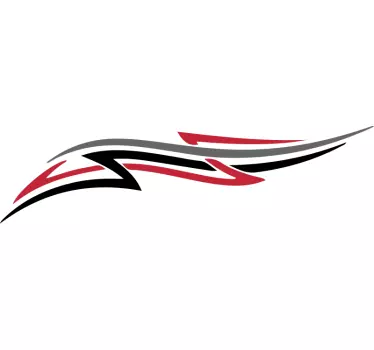 Stammes-grafik motorrad aufkleber - TenStickers