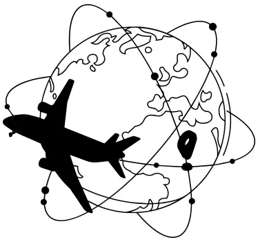 Reisen sie die welt wandtattoo - TenStickers