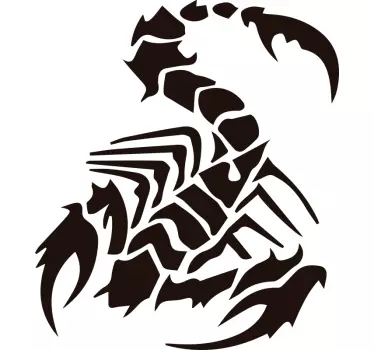 Gefährlicher Skorpion Autoaufkleber - TenStickers