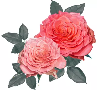 Nelken Blumen Wandtattoo - TenStickers