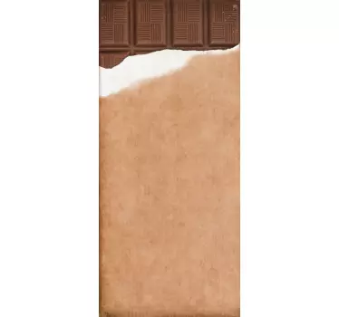 Folie tür schokoladenbar eingang - TenStickers