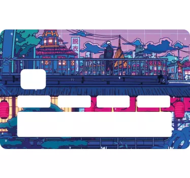 Konohagakure Stadt EC Karten Aufkleber - TenStickers