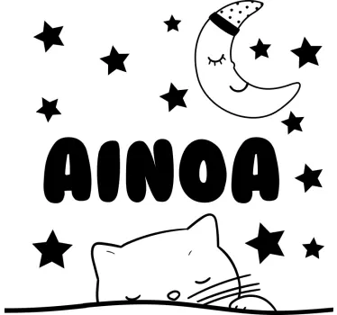 Wandtattoo Kinderzimmer anpassbares babyzimmer-design - TenStickers