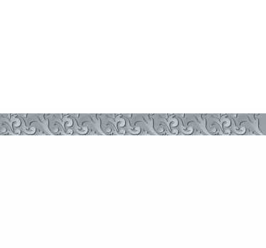 Tapetenbordüre Metalleffekt - TenStickers