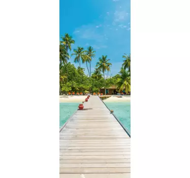 Türaufkleber Meer und Strand - TenStickers