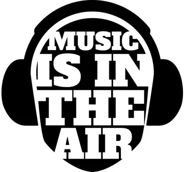 Wandtattoos Jugendzimmer Music In The Air - TenStickers