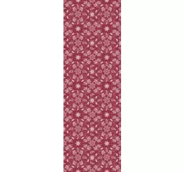 Folie kühlschrank mit floralem paisleymuster - TenStickers