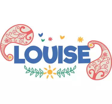 Wandtattoo Kinderzimmer personalisierte namensdekoration - TenStickers