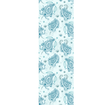 Folie Kühlschrank paisley-muster - TenStickers