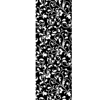 Wandtattoo Badezimmer Zierblatt Paisley - TenStickers