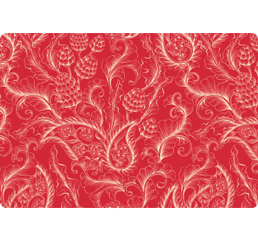 Laptop Aufkleber blumenmuster eleganz - TenStickers