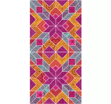 Türfolie Paisley-mosaik - TenStickers