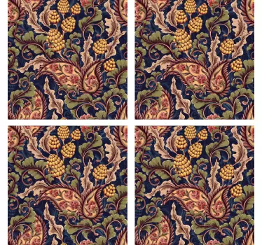 Fliesen Aufkleber realistische Paisley-Illustration - TenStickers