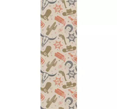 Folie kühlschrank im western stil - TenStickers