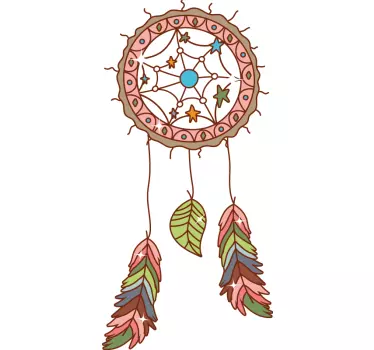 Mandala Traumfänger Laptop Sticker - TenStickers