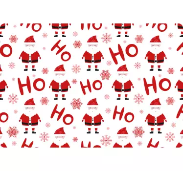 Laptop Aufkleber weihnachtsmann-muster - TenStickers