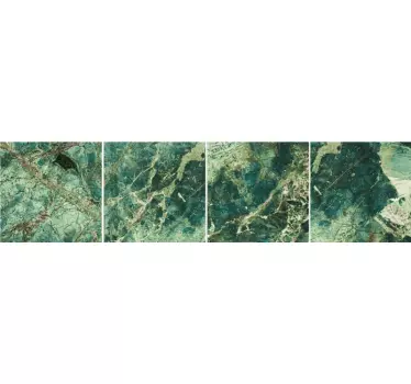 Aufkleber Textur Grüner marmor - TenStickers