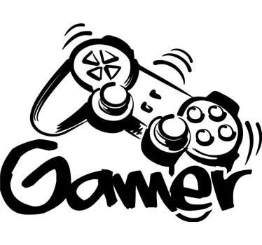 Wandaufkleber Videospiel Videospiel-controller - TenStickers