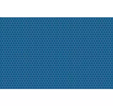 Bodenaufkleber mit hexagonaler textur - TenStickers