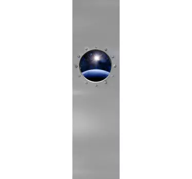 Türfolie Optischer effekt im universum - TenStickers